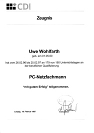 Zertifikat PC- Fachmann