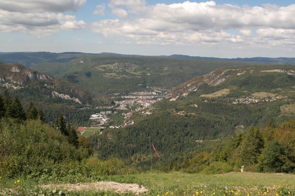 Aussicht oberhalb von Saint-Claude