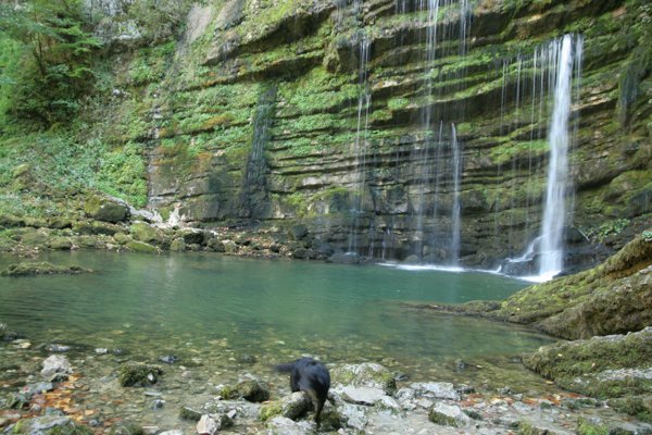 Wasserfall von Saint-Claude