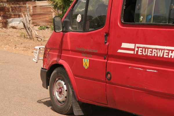 Delitscher Feuerwehrauto in Gambia