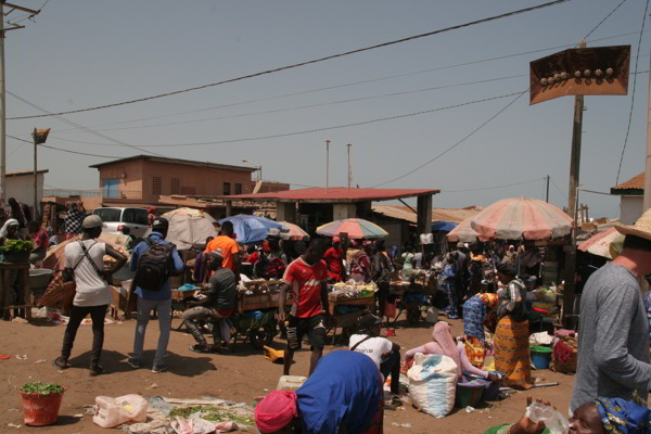 Markt Markt in Gambia