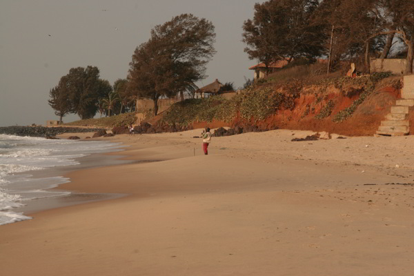 Steilküste in Gambia