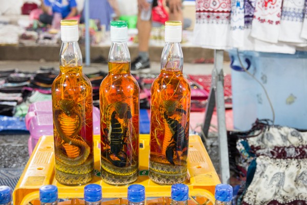 Nachtmark in Luang Prabang