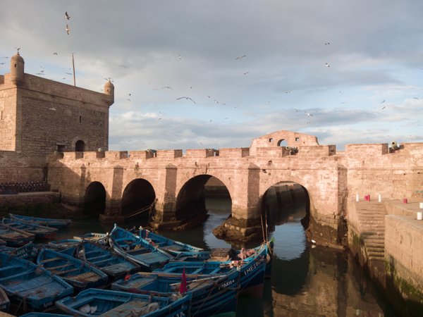 Essaouira in Marokko Hafen Essaouira in Marokko