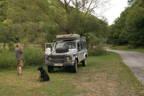 Mit Hund und Defender durch Rumänien