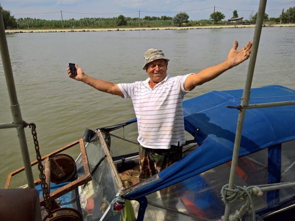 unser Kapitän im Donaudelta unser Kapitän im Donaudelta