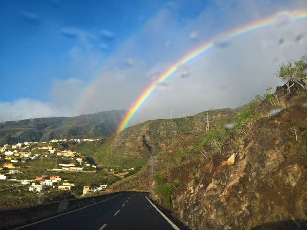 auf dem Weg nach Güimar in Teneriffa