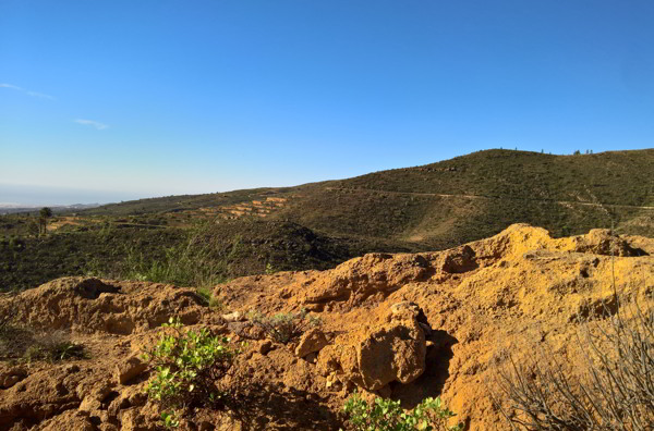 Fuente del Llano Auf dem Weg nach Fuente del Llano in Teneriffa