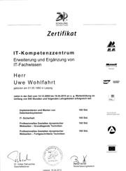 Zertifikat Web - Designer 